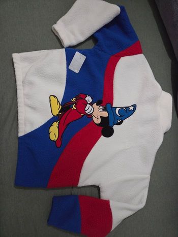 Polaire logo Mickey Sorcier Disneyland Paris taille XL + 1 goodies offert