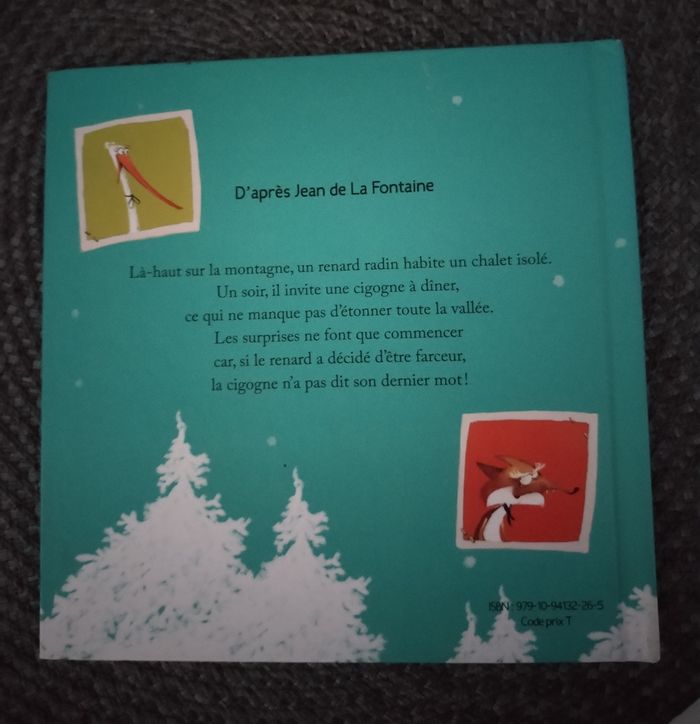 Livre "Le renard et la cigogne" neuf - photo numéro 6