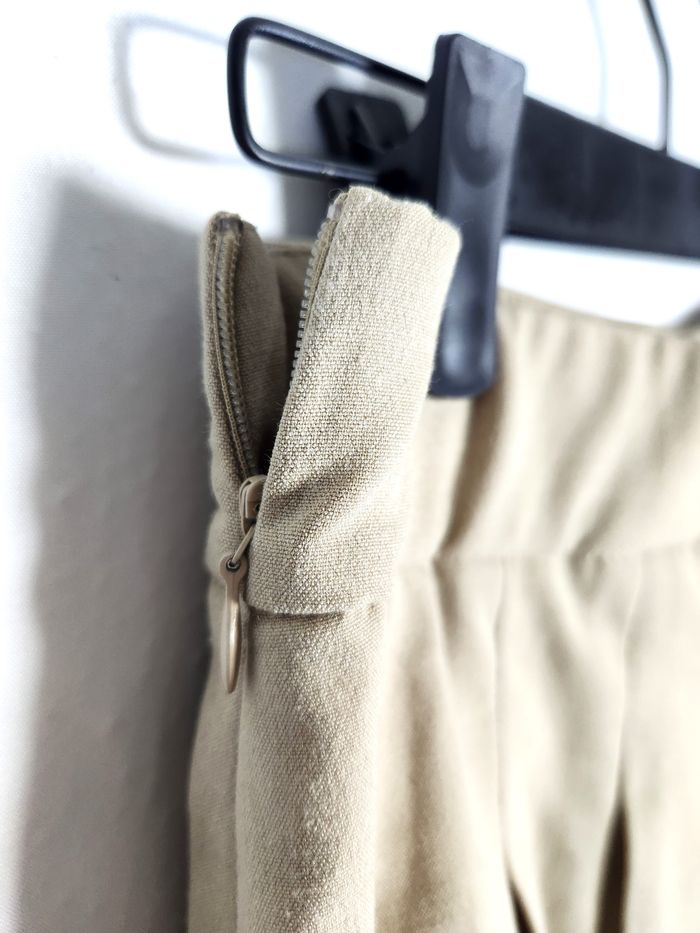 Jupe Plissée Stradivarius Beige - Taille XS - photo numéro 5