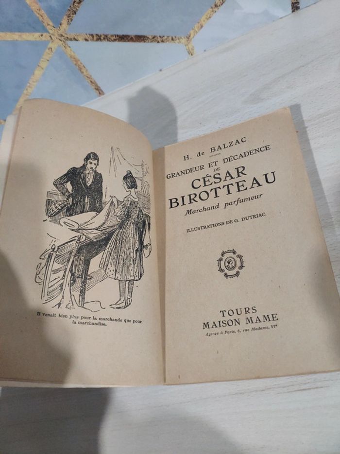 Livre poche Grandeur et décadence de César Birotteau Mame bibliothèque des vacances Balzac - photo numéro 6