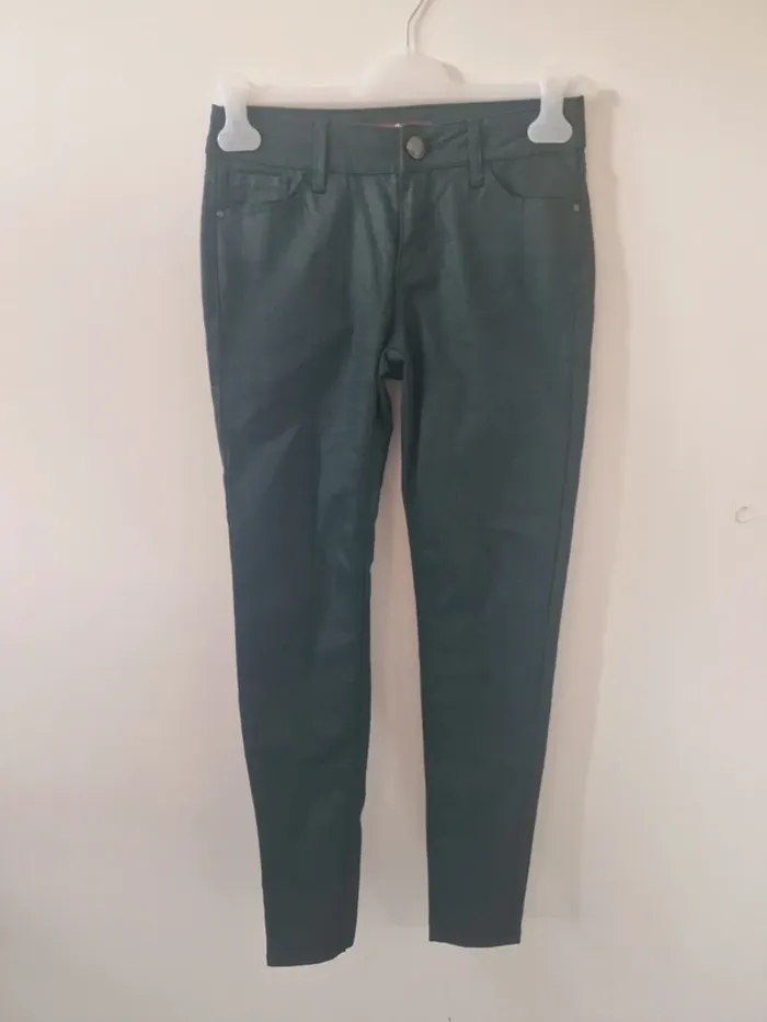 Jeans skinny simili