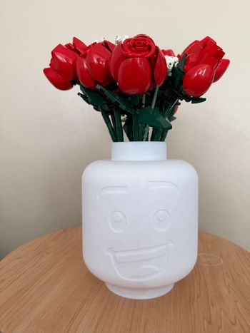 Vase lego idéal fleurs 3D 