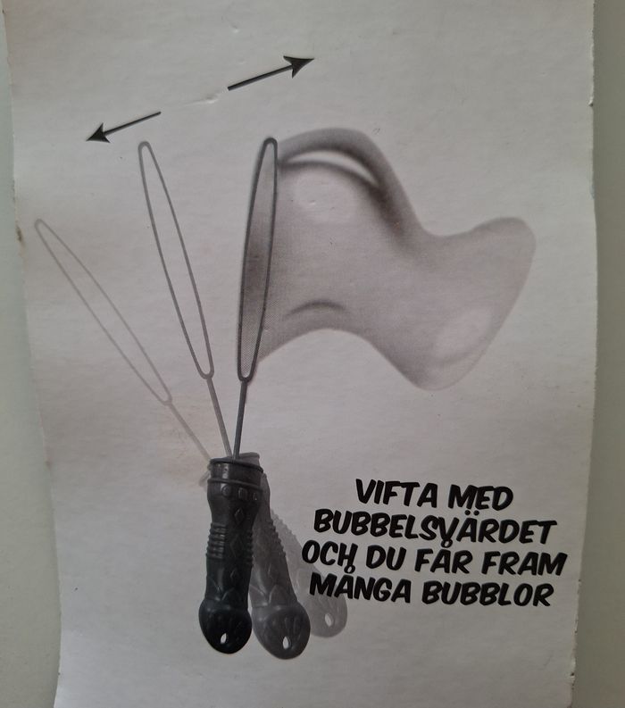 Jouet d'extérieur : épée pour faire des grandes bulles - photo numéro 5