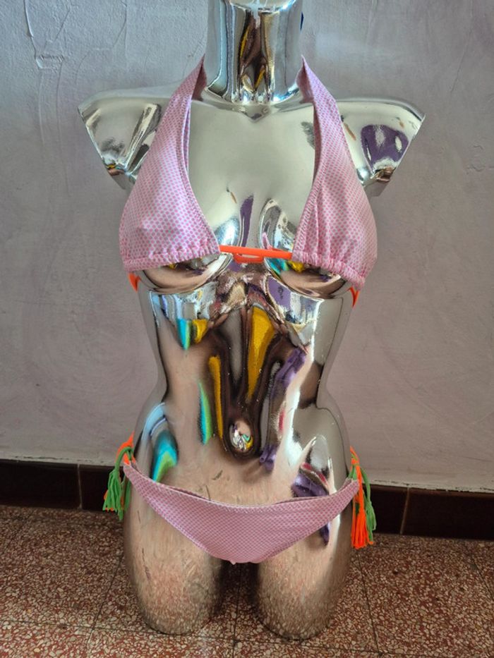Maillot à pois ensemble