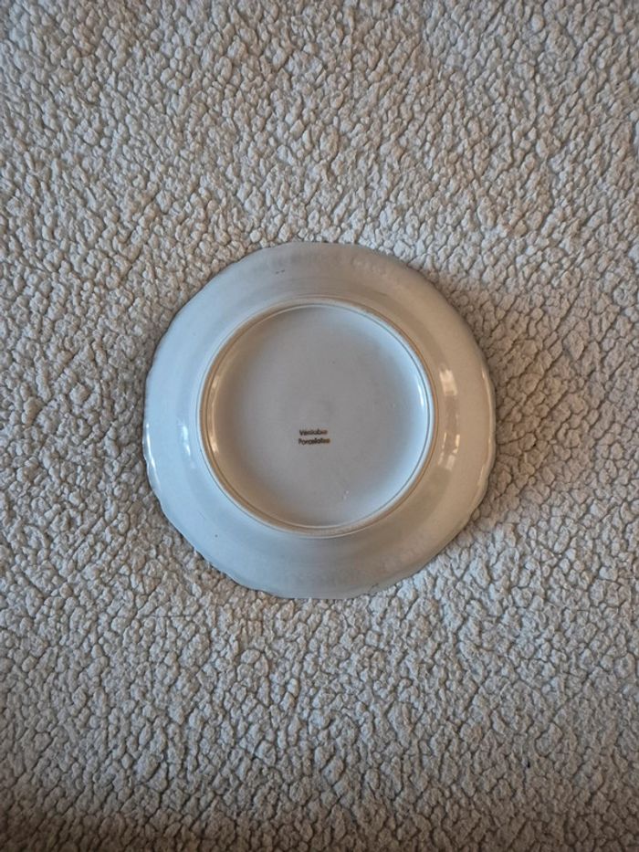 Plat de service porcelaine - photo numéro 2