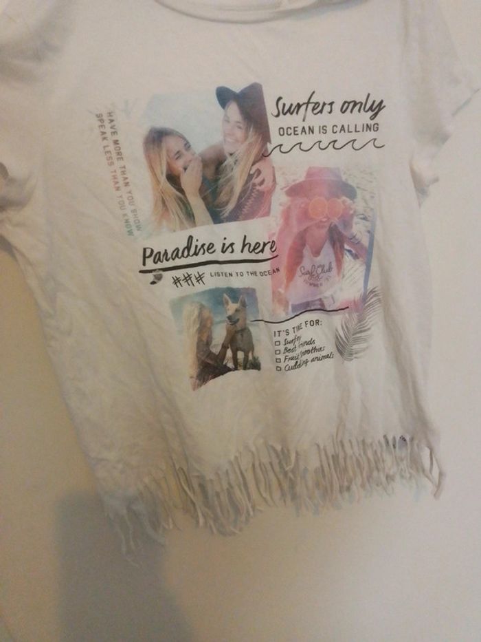 Tee-shirt frange - photo numéro 2