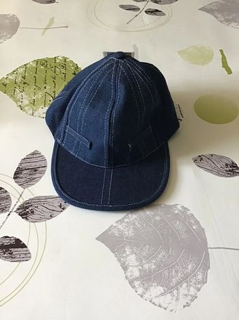 Casquette en jeans 52 cm