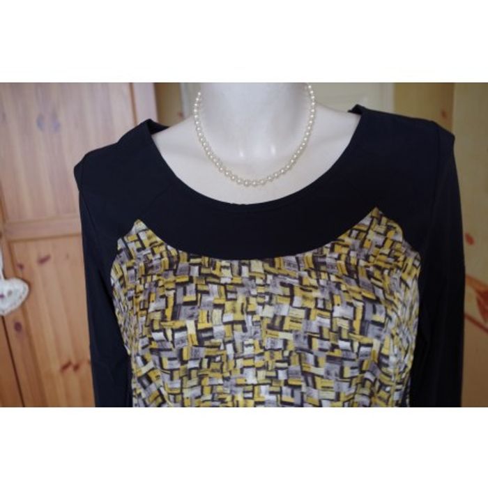 MIA SOANA -Tunique Jaune et noir T40 - photo numéro 6