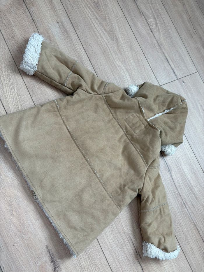 Manteau bébé effet daim fourré TEX - photo numéro 4