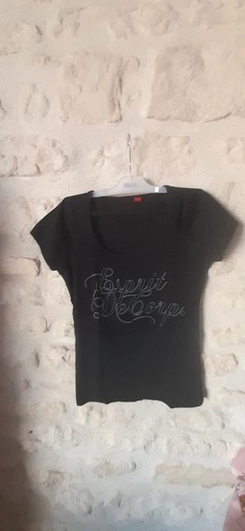 Tee-shirt noir Esprit Taille M