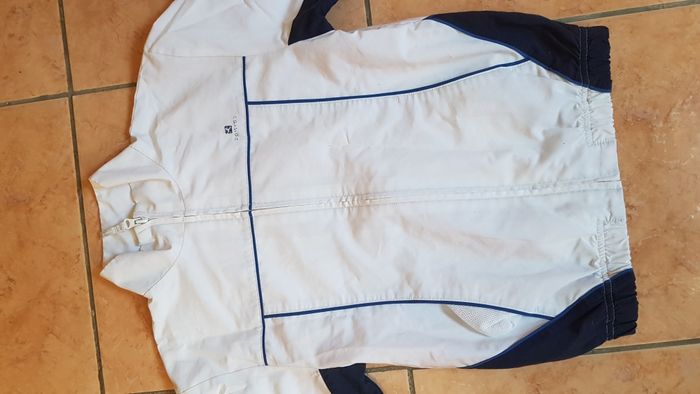 Veste de sport été garçon 10 ans blanche Domyos - photo numéro 2