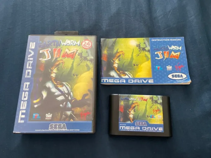 Jeu Earthworm Jim megadrive - photo numéro 2