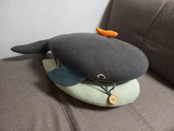 Grand coussin baleine