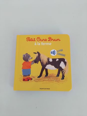 LIVRE PETIT OURS BRUN à la Ferme Sonore