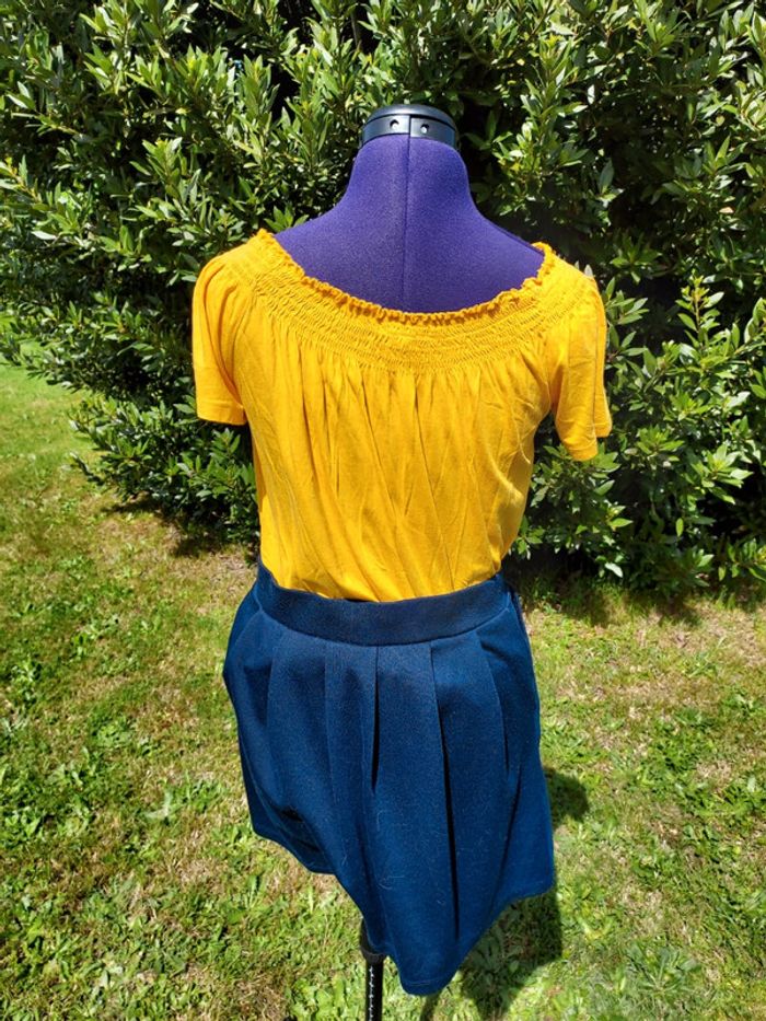 T-shirt jaune moutarde - photo numéro 2