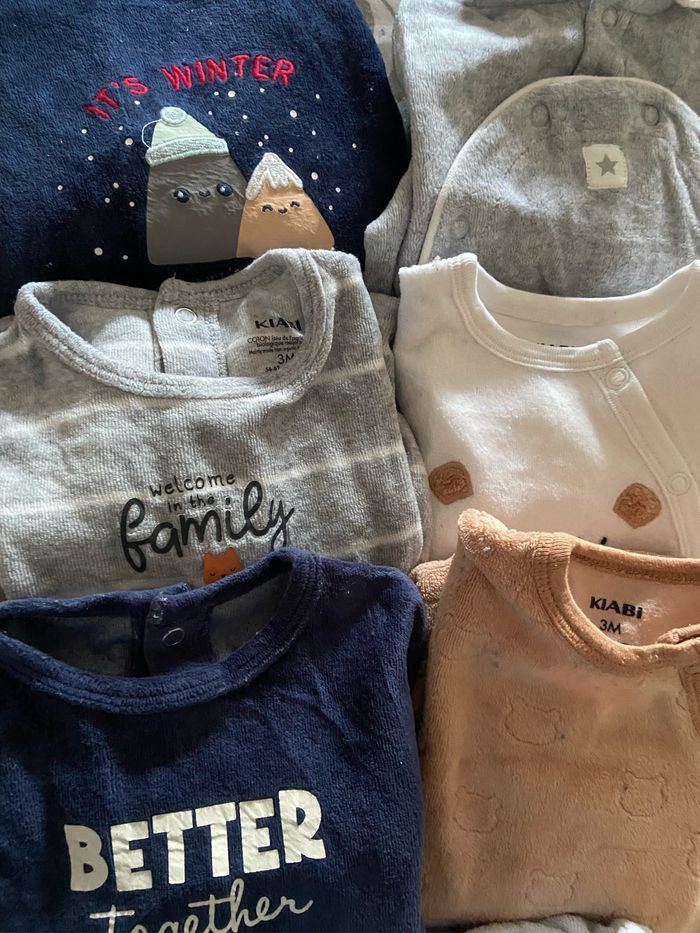 Lot pyjamas 3 mois - photo numéro 2