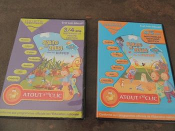 Lot de 2 CD ROM Salto et Zélia