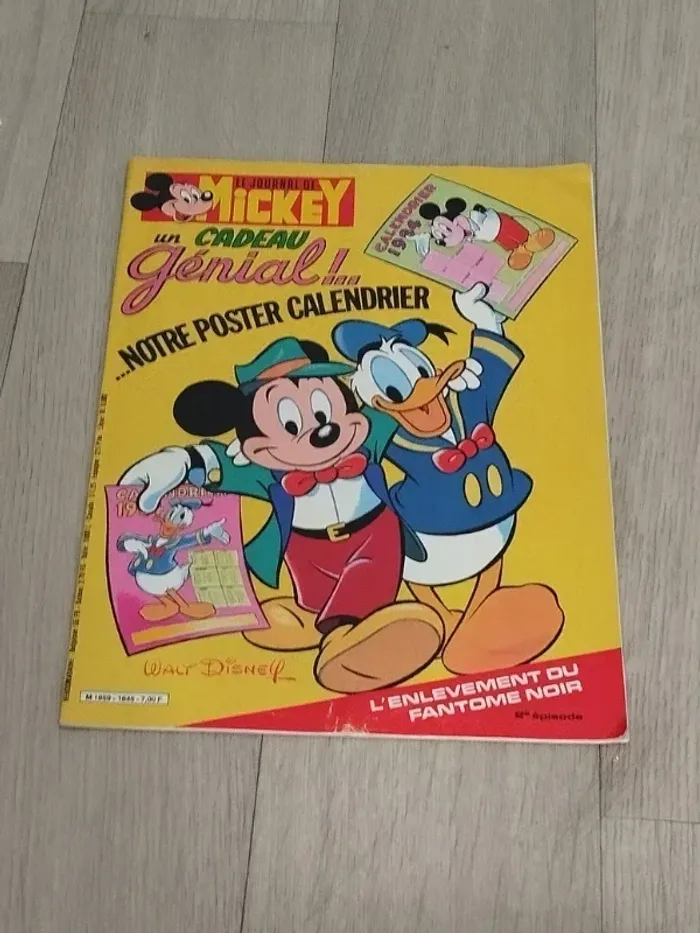 Lot Vintage 7 magazines Journal de Mickey année 1984 L060 - photo numéro 6
