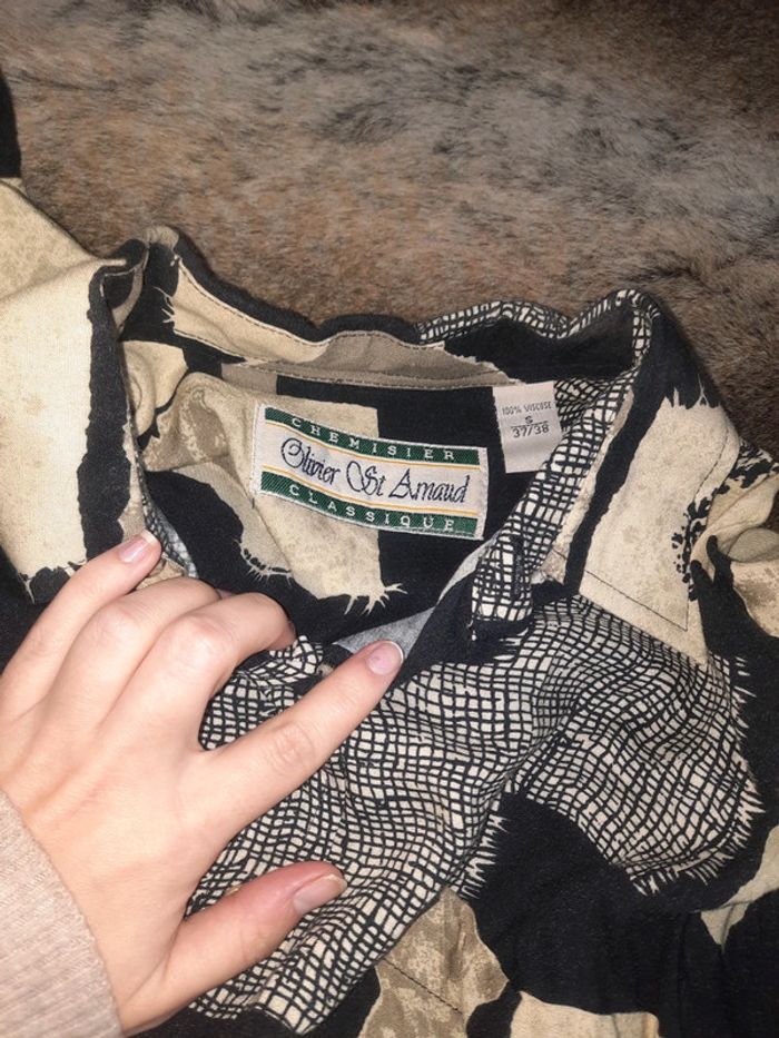 Chemise d'été motif patchwork - photo numéro 5