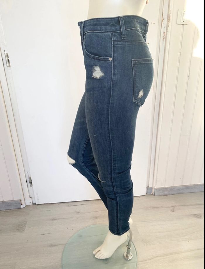 Jean skinny – H&M – effet usé, Bleu denim – Taille 38/M – Excellent état - photo numéro 8