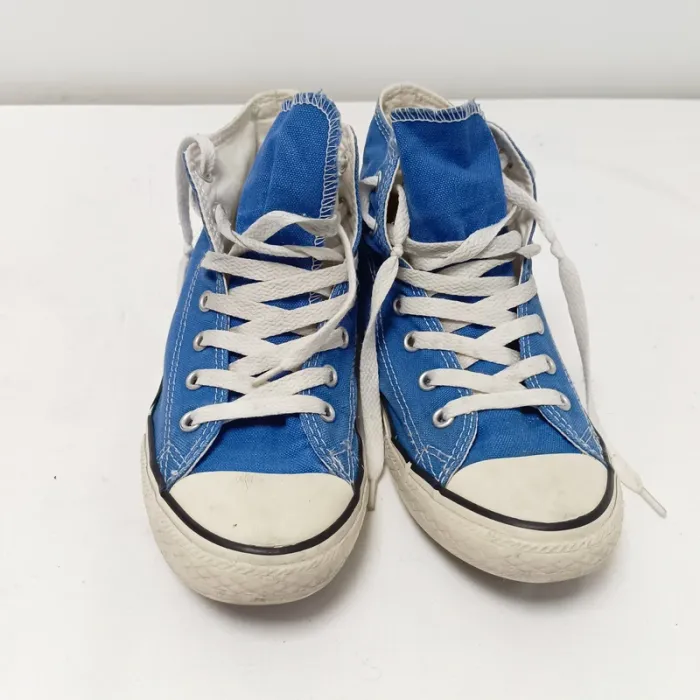 Converses bleu ciel old school bon état pointure 35 C050 - photo numéro 5