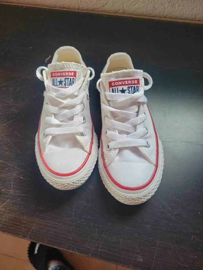 Basket converse blanche 28