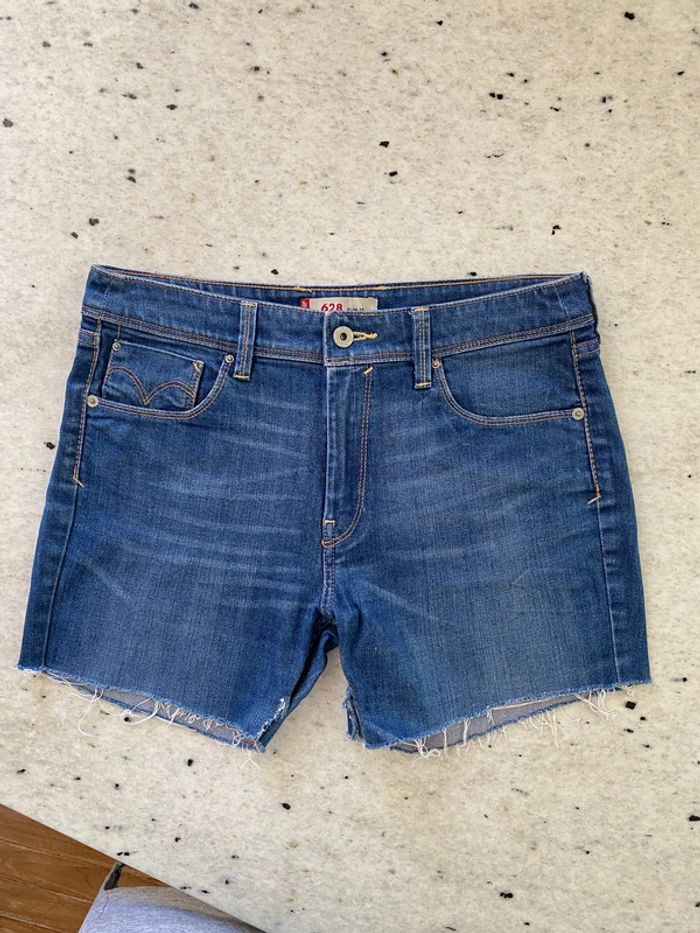 Short en jean 628 Slim fit - photo numéro 2