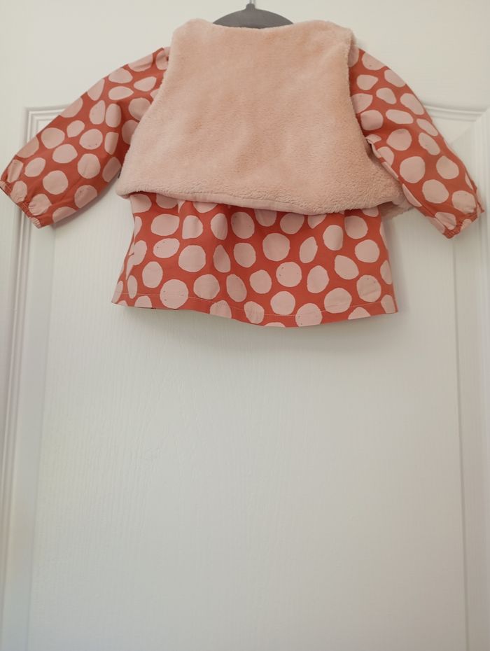 Ensemble robe été gilet polaire 6 mois - photo numéro 4