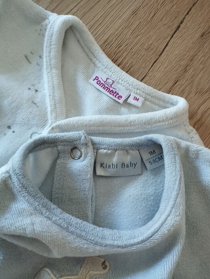 Lot pyjamas 1 mois - photo numéro 3