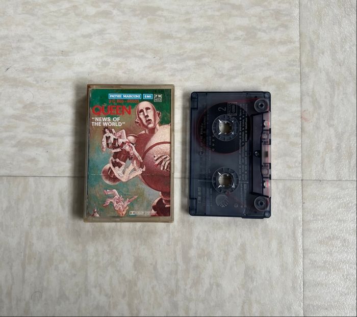 K7 cassette audio Queen - News of the world