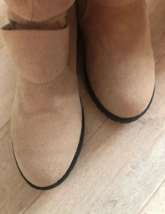 Bottes beige Daim Allure - photo numéro 11
