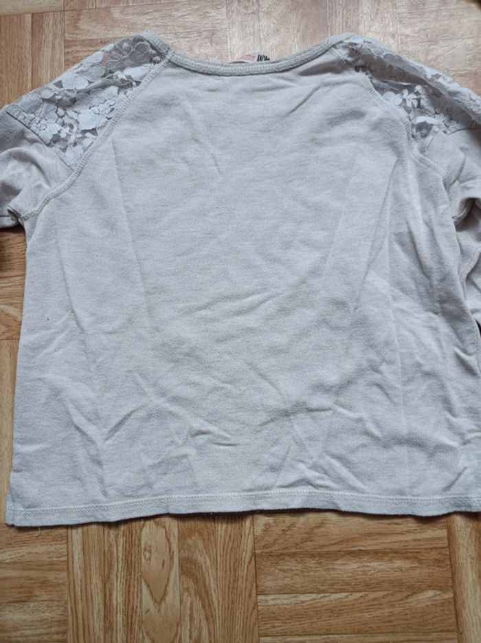 Pull fille H&M en bon état taille 10-12 ans - photo numéro 4