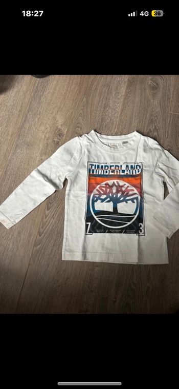 T-shirt ML Timberland 4 ans