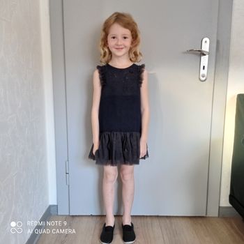 Robe marine dorée 5ans