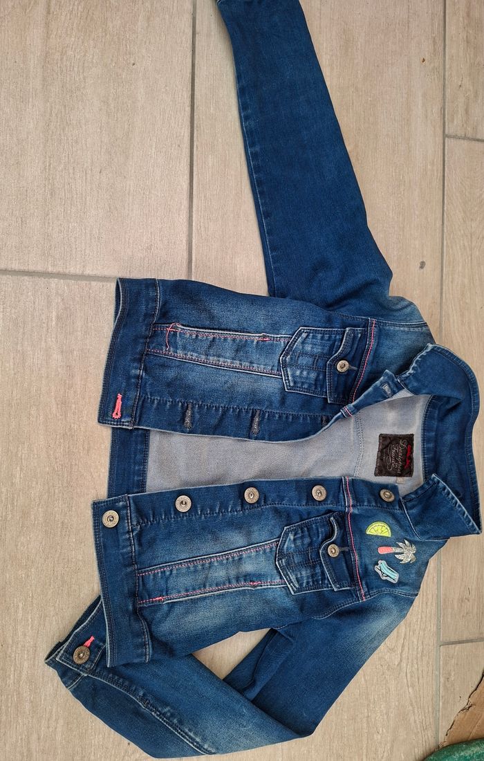 Veste en jeans fille