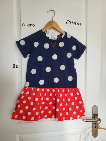 Robe 👗 dpam à petit pois neuve