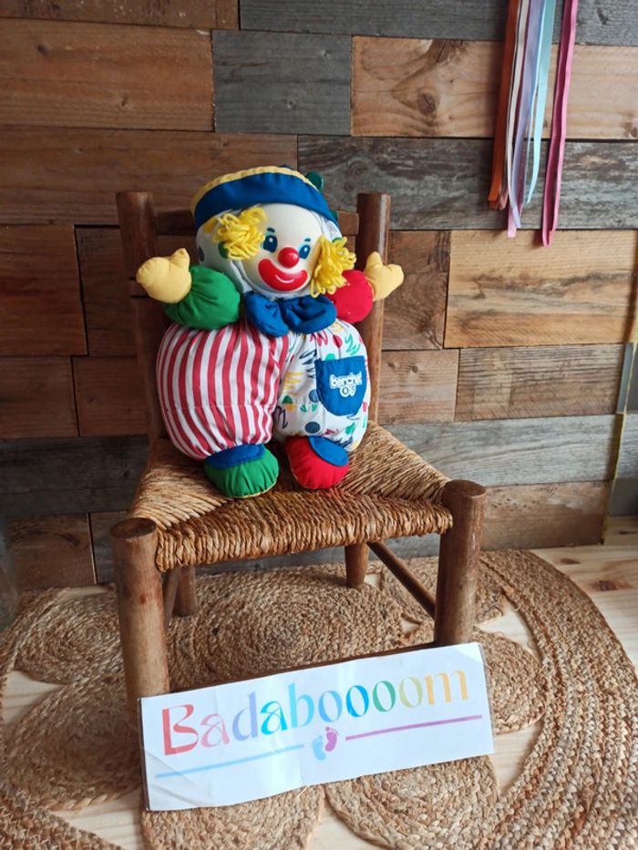 peluche vintage clown Berchet