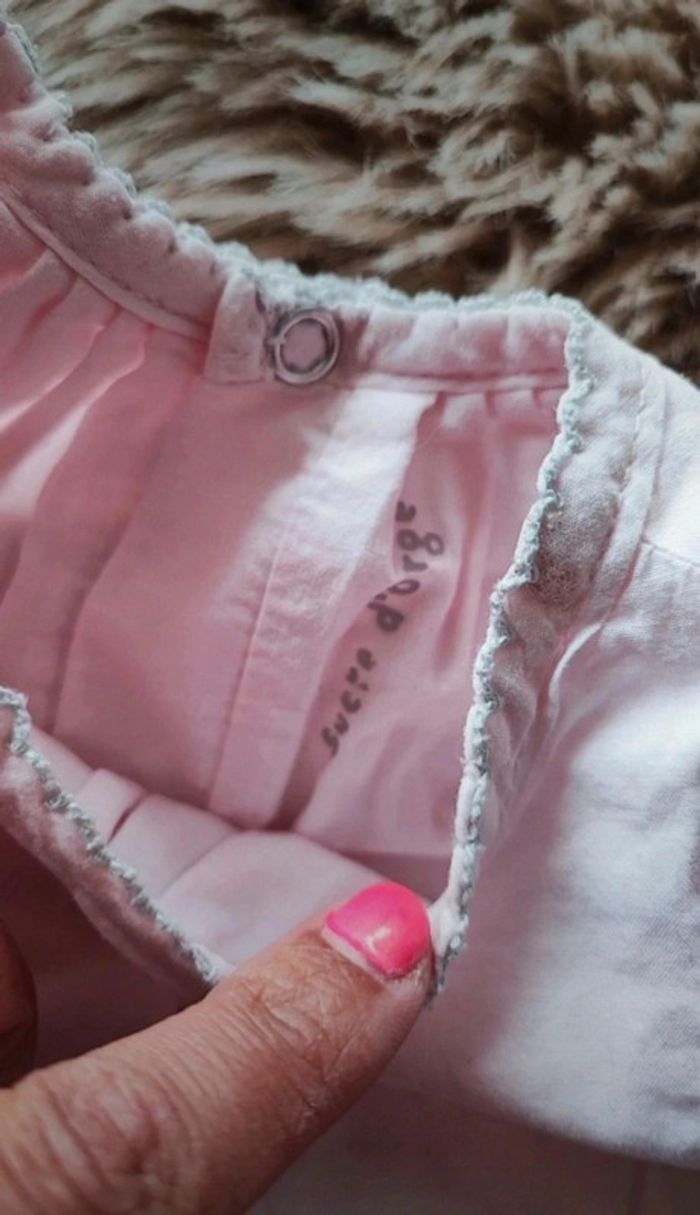 Robe rose sucre d’orge 3 mois - photo numéro 4