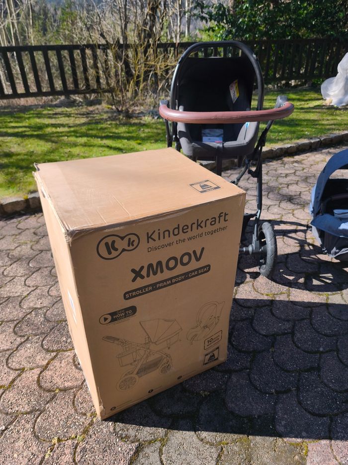 Poussette Kinderkraft XMOOV 3 en 1 – Nacelle + Cosy – Bon état général - photo numéro 9