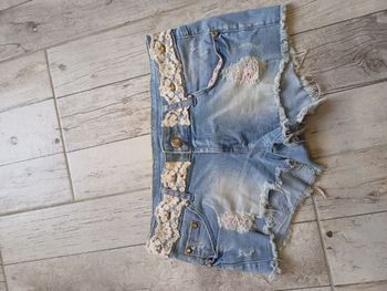 Mini short dentelle
