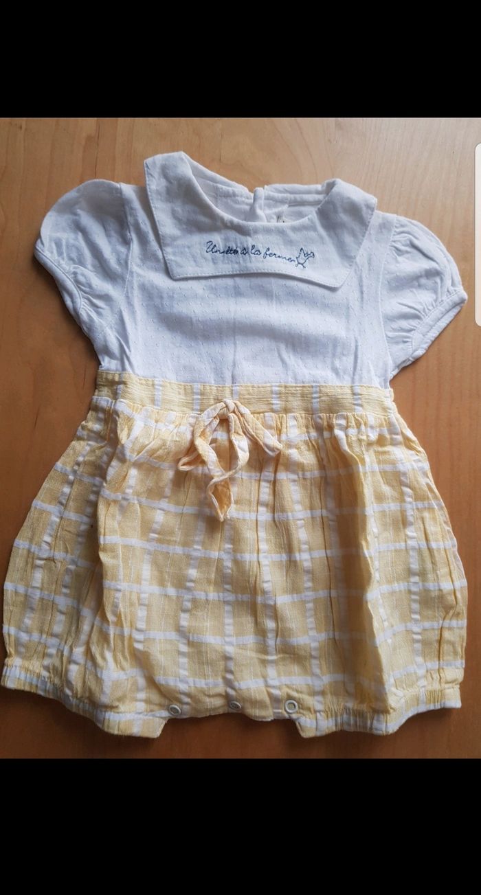 Barboteuse bébé fille 3 mois