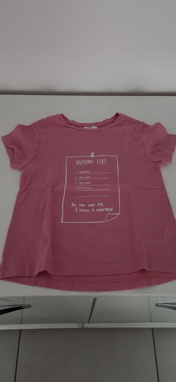 T-shirt manches courtes fille 5-6 ans lefties
