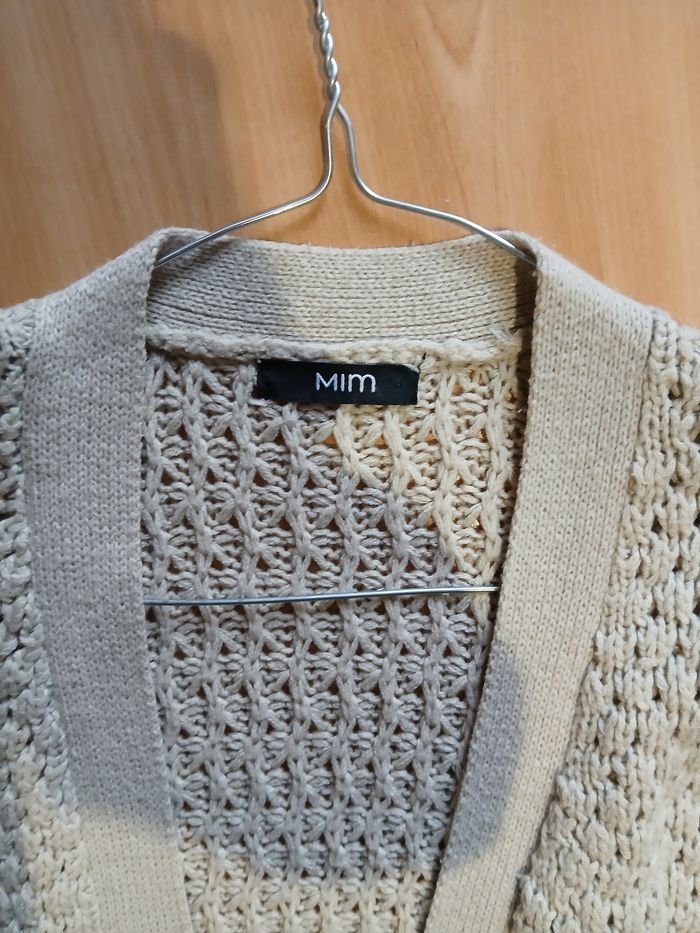 Gilet semi/longu femme taille - photo numéro 3