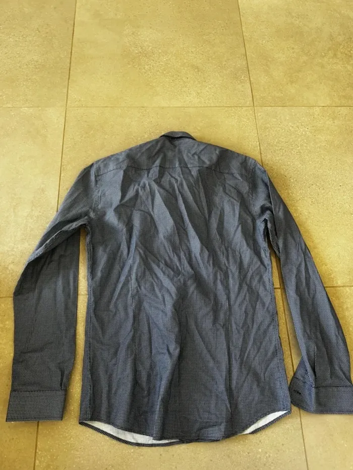 Chemise Café Coton taille 41, neuve sans étiquette, Slim fit - photo numéro 3