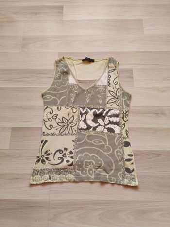 Débardeur femme 38/40 vert anis