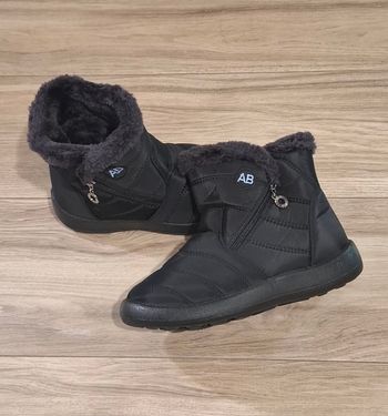 Bottes bottines hiver chaudes doublées imperméable randonnée femme 