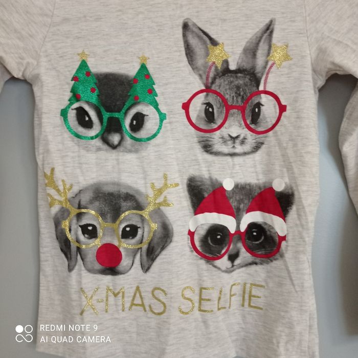 Rigolo t-shirt selfies animaux 7/8ans