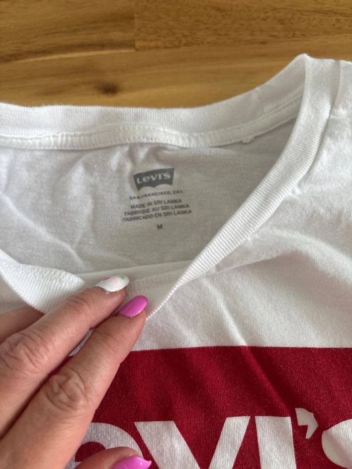 T-shirt blanc Lévis - photo numéro 2