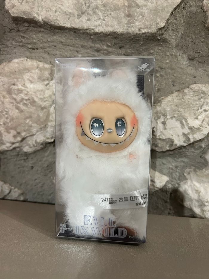 Labubu zimomo blanc et argent 20 cm - photo numéro 2