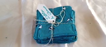 Lot de 10 lingettes lavables